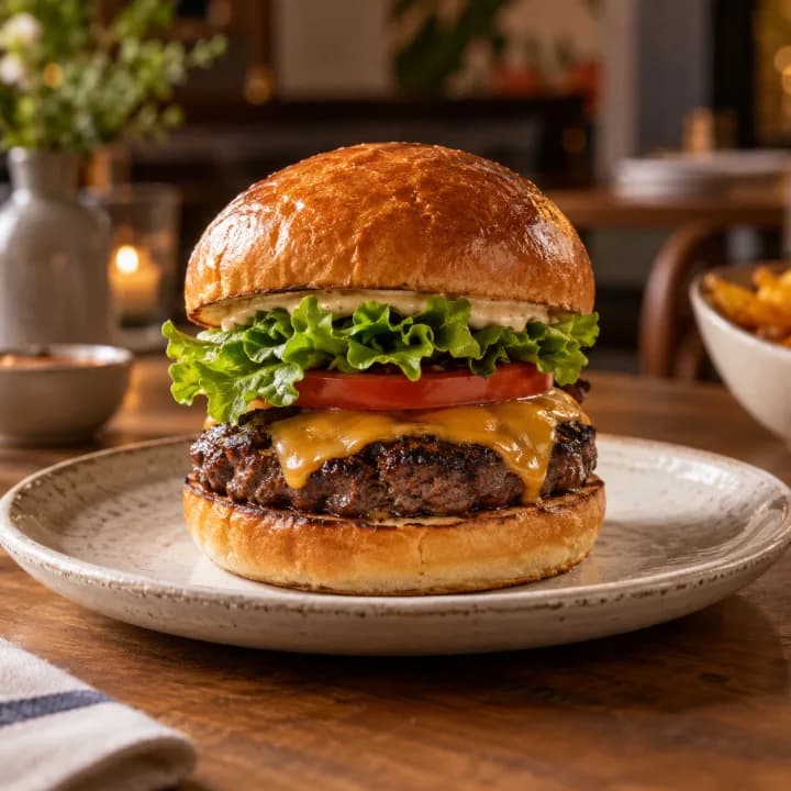Hamburguesa protagonista