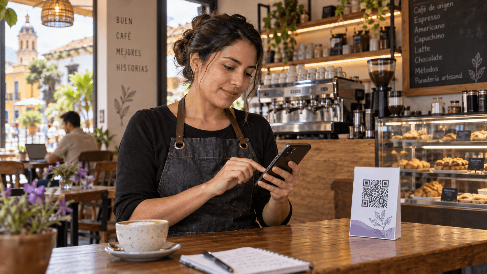 Menú digital para cafeterías en Colombia: guía práctica